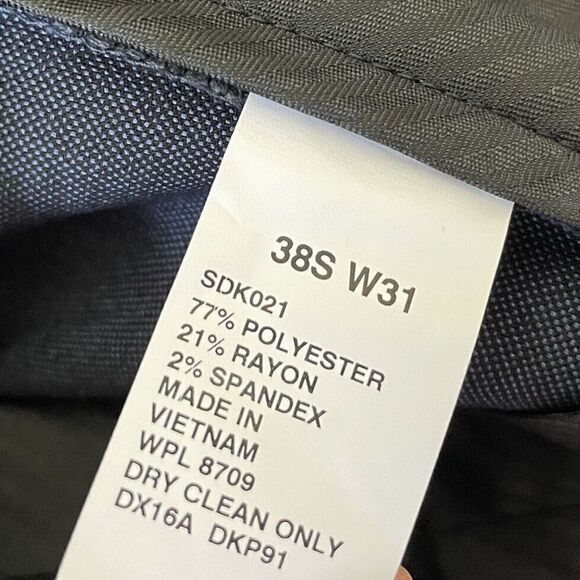 DOCKERS Pants Mens 31 x 32 Blue Modern Fit NEW Flat Front Dress Suit Stretch - Picture 6 of 6